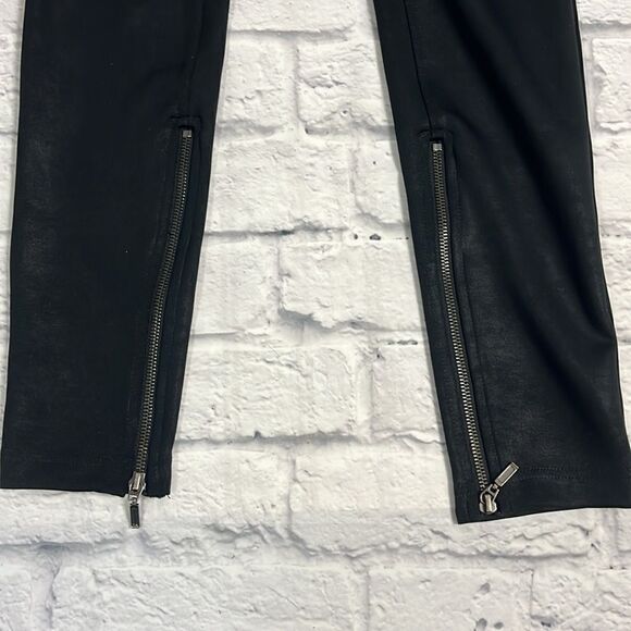 Free People black spandex pull on pants - Picture 4 of 5